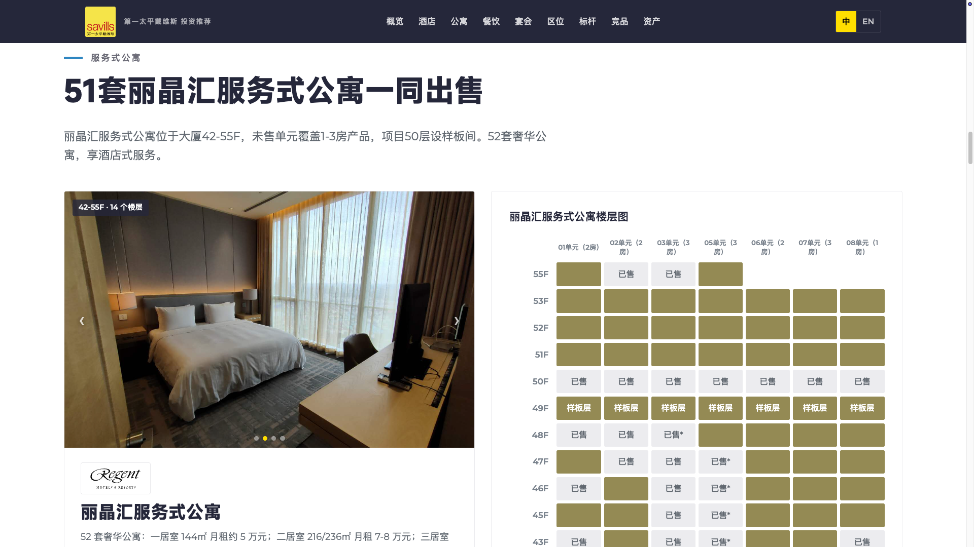 单盘推介页板块续